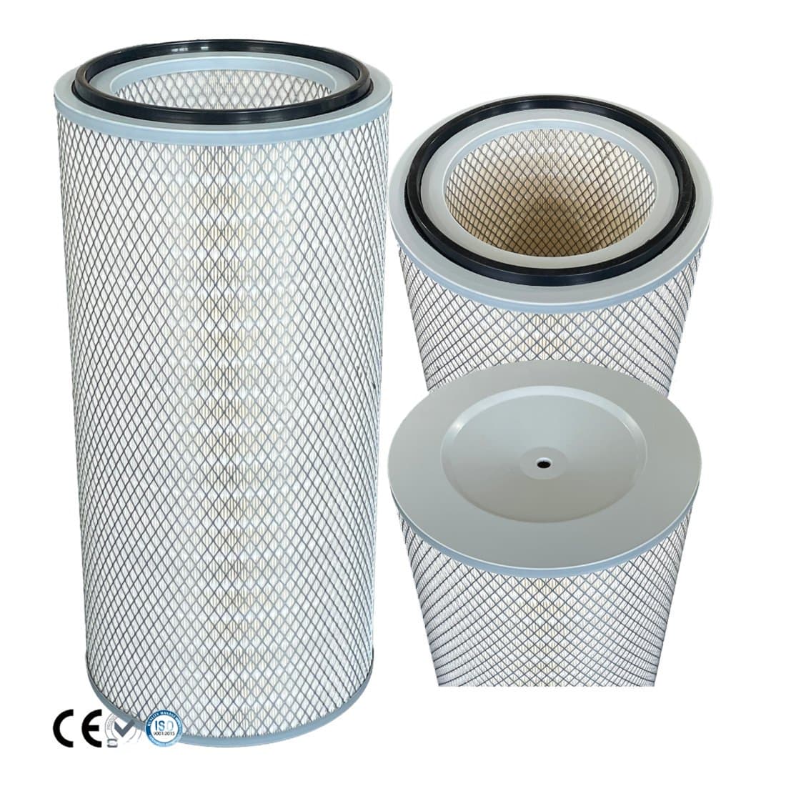 GTFS High Efficiency Industrial Dust Collector Replacement Filter Cellulose Filter Cartridge - Image 1 of 6