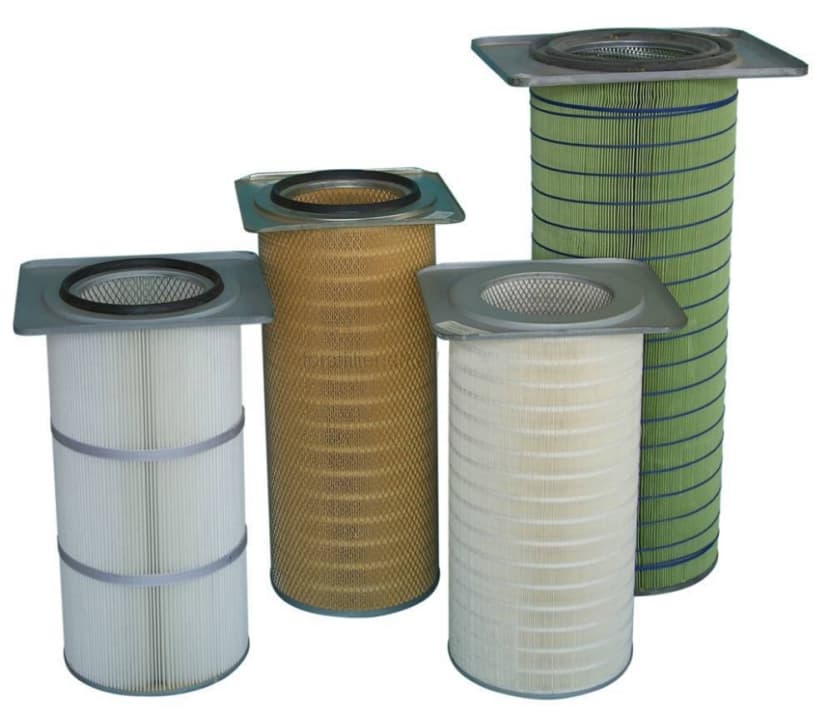 Square Flange Air Filter Cartridge