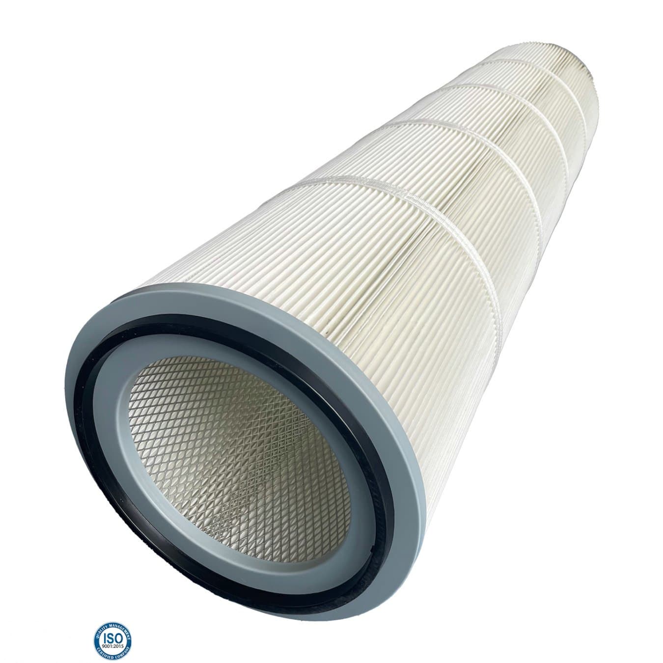 Cylindrical Polyester Filter Cartridge for Industrial Dust Collectors | High Efficiency & Customizable - Image 2 of 5