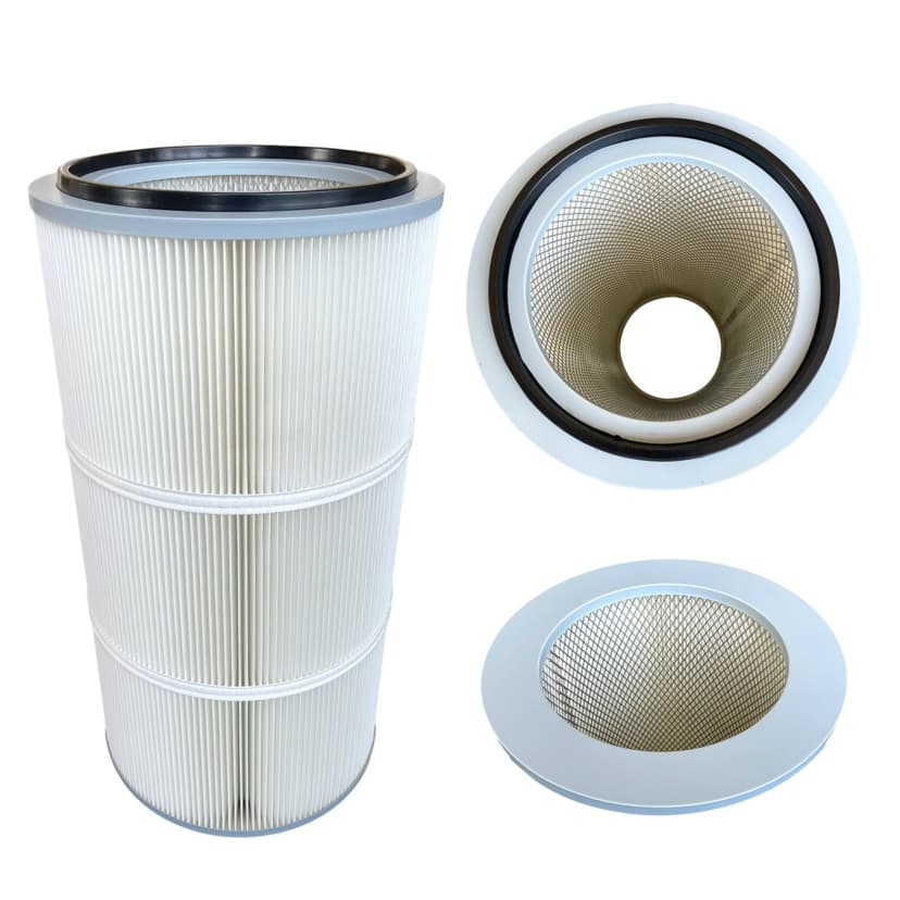 Durable Polyester Air Filter Cartridge for Industrial Dust Collectors