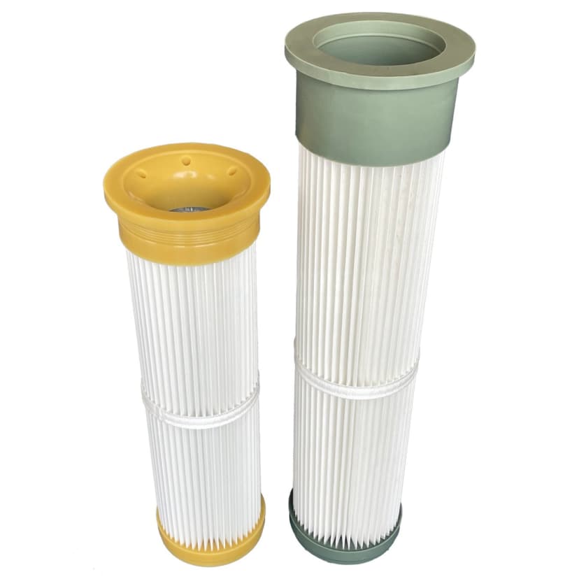 High-Efficiency PU End Cap Dust Collector Filter Cartridge | Polyurethane Seal, Long Service Life, Easy Installation